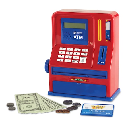 Learning Resources Pretend and Play Teaching ATM Bank 2625